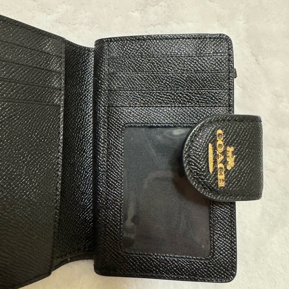 Coach Single Fold Leather Wallet - Picture 5 of 8